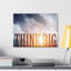 Décoration murale inspirante «Think Big Motivation»-1397918866