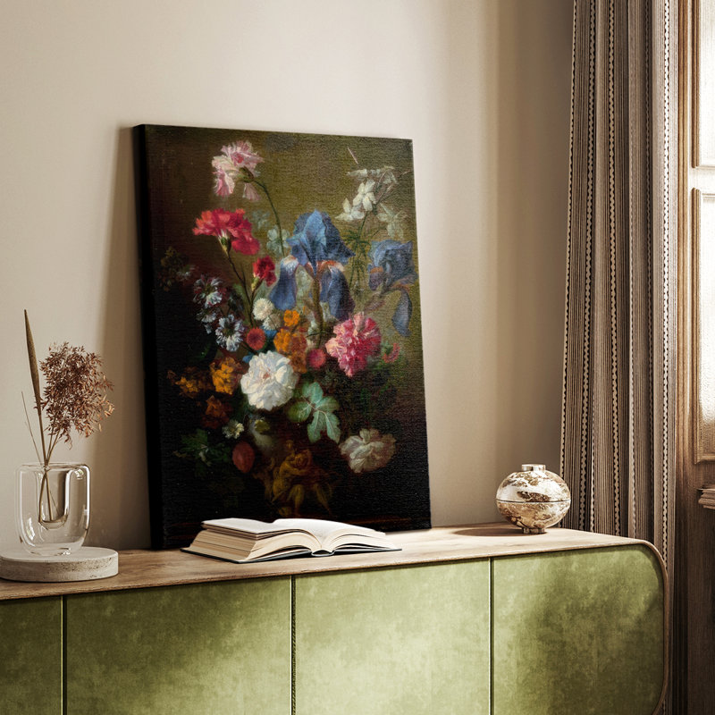 Demure Dutch Floral I - galerie sur mesure, H 36 po x l 24 po