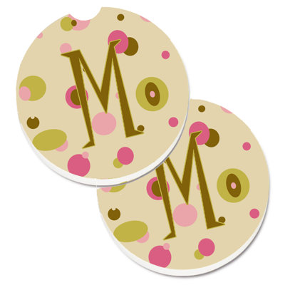 Sous-verre Initiale Monogram