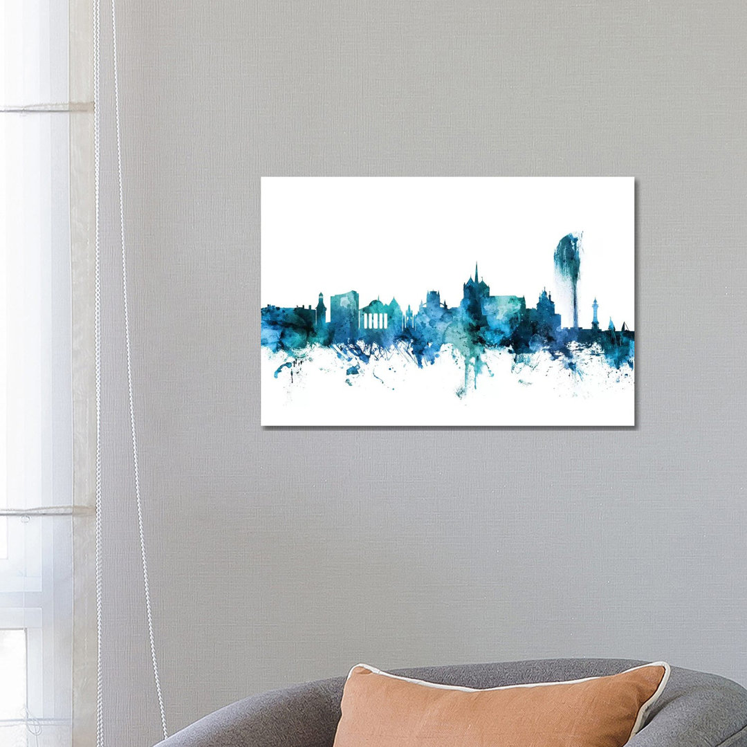 Geneva, Switzerland Skyline by Michael Tompsett - Wrapped Canvas Gallery-Wrapped Canvas Giclée