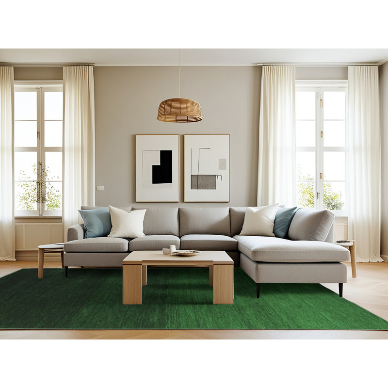 Washable Abstract Indoor Rug, Rectangle 8' x 12'