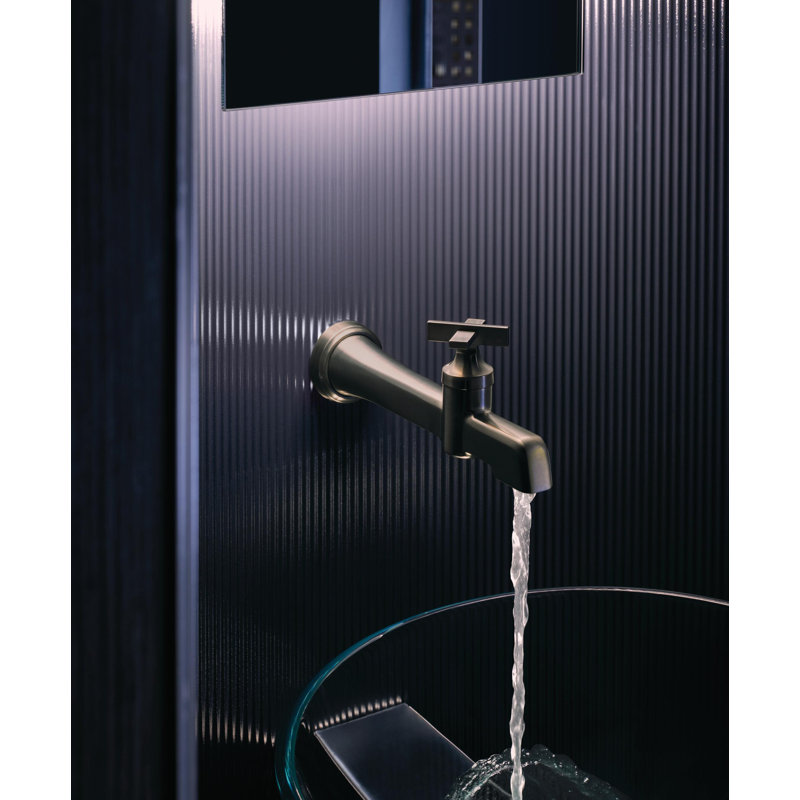 Levoir® Single-Handle Wall Mount Lavatory Faucet, 1.5 GPM, Luxe Steel