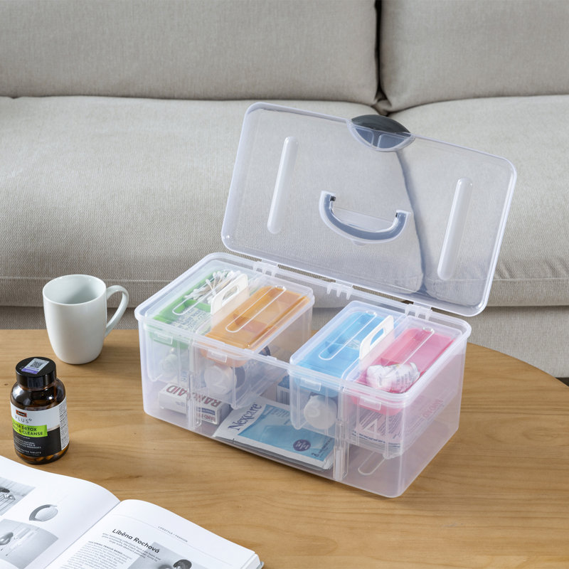 Rebrilliant Multicolored Detachable Sewing Supplies Carrier Storage Baskets
