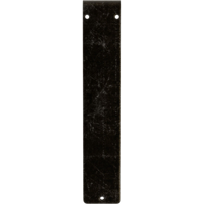 Support en fer forgé Miller, Argenté antique chaleureux, H 10 po x l 2 po x P 7,5 po