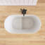 Baignoire profonde autoportante à surface solide 43 po Forma