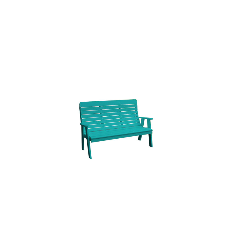 Banc de jardin 4 'Winston, Bleu Aruba