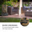 Outdoor Metal Weather Resistant Waterfall Fountain