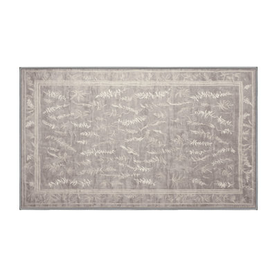 Tapis gris lavable à la machine
