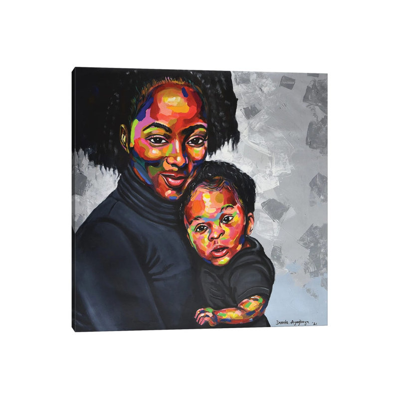 Maternal Bond II 1 Piece Wall Art on Canvas, 30.48 cm H x 30.48 cm W, No Frame