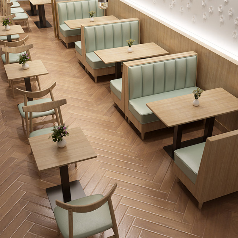 Élégant banc de bar-restaurant, Vert clair