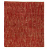 Soho hand-knotted New Zealand Wool Red Area Rug