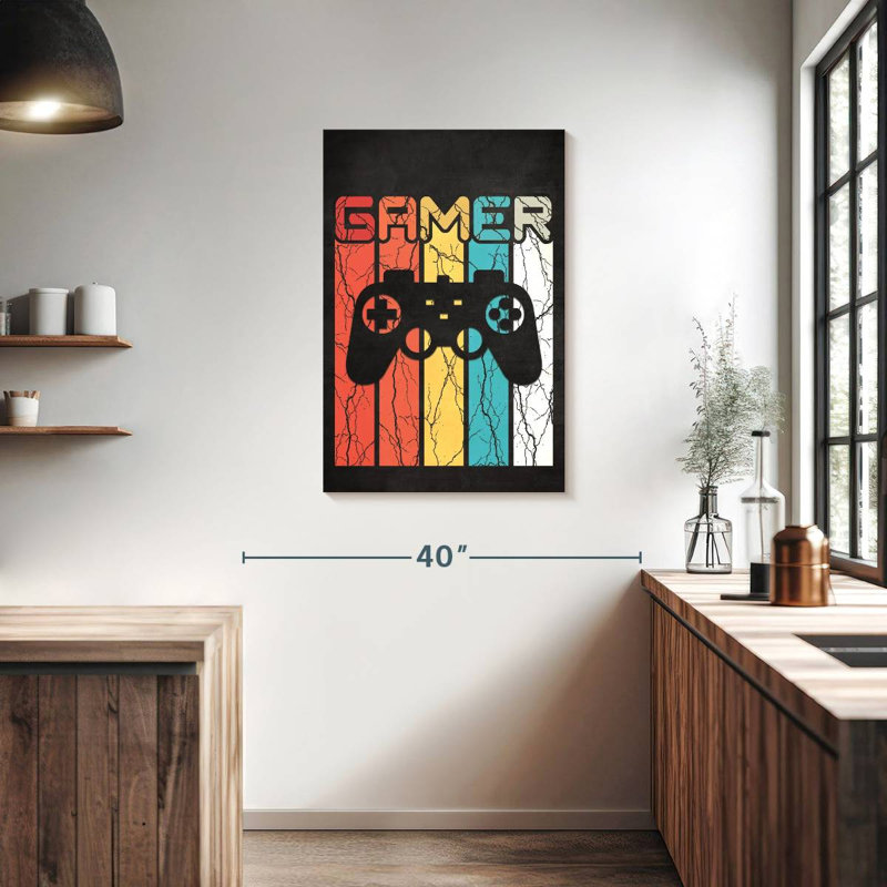 Enseigne personnalisée colorée Gamer
