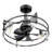 Padfield 22" Matte Black Fandelier with Integrated LED With Color Changing Technology