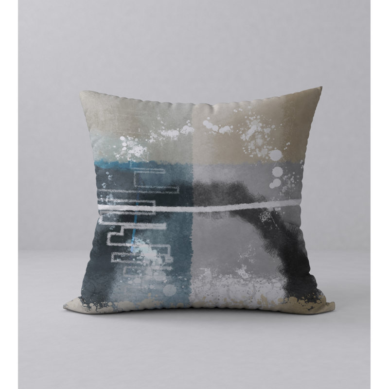  Housse de coussin carré et insert, H 24 po x l 24 po x p 6 po