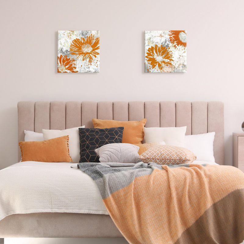 «Upsy Daisy» par Michael Brey, art sur toile (ensemble de 2)