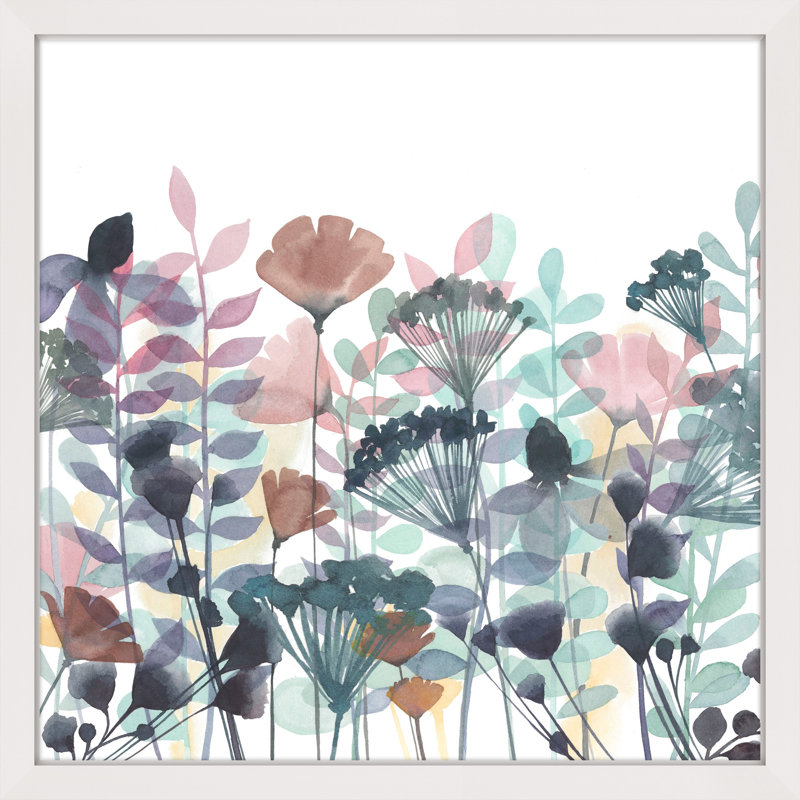 «Winsome Flora II», reproduction encadrée, H 24 po x l 24 po x P 1,5 po