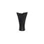 Yeri Cast Aluminum Vase Black