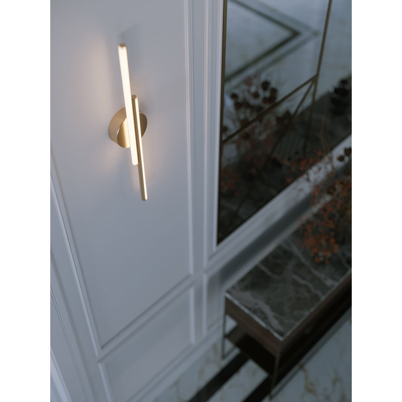 Gailen LED Wallchiere, Satin Brass