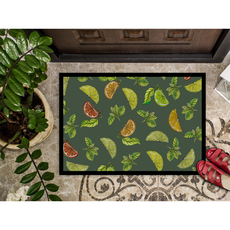 Rug, Green, Rectangle 1'6" x 2'3"