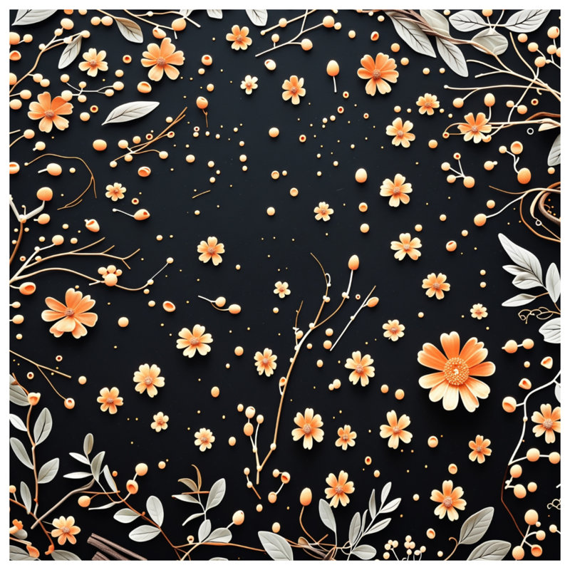 Housse de couette motif floral literie scandinave, Grand lit