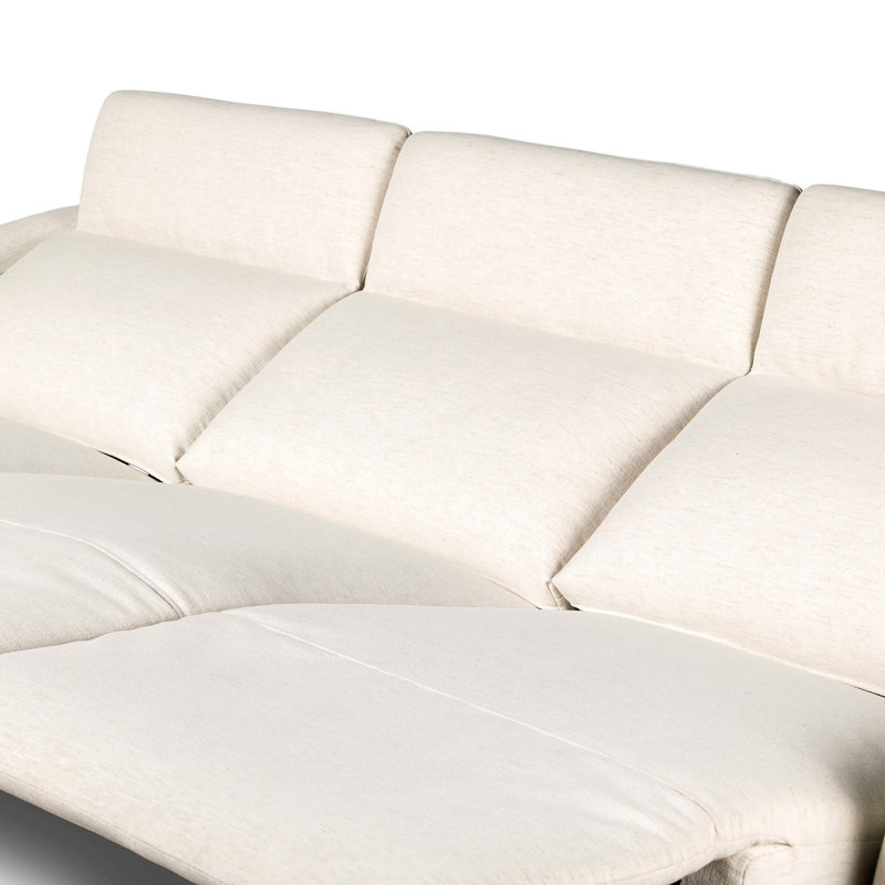 Alondra Sofa, Crypton Nomad Snow Polyester Blend