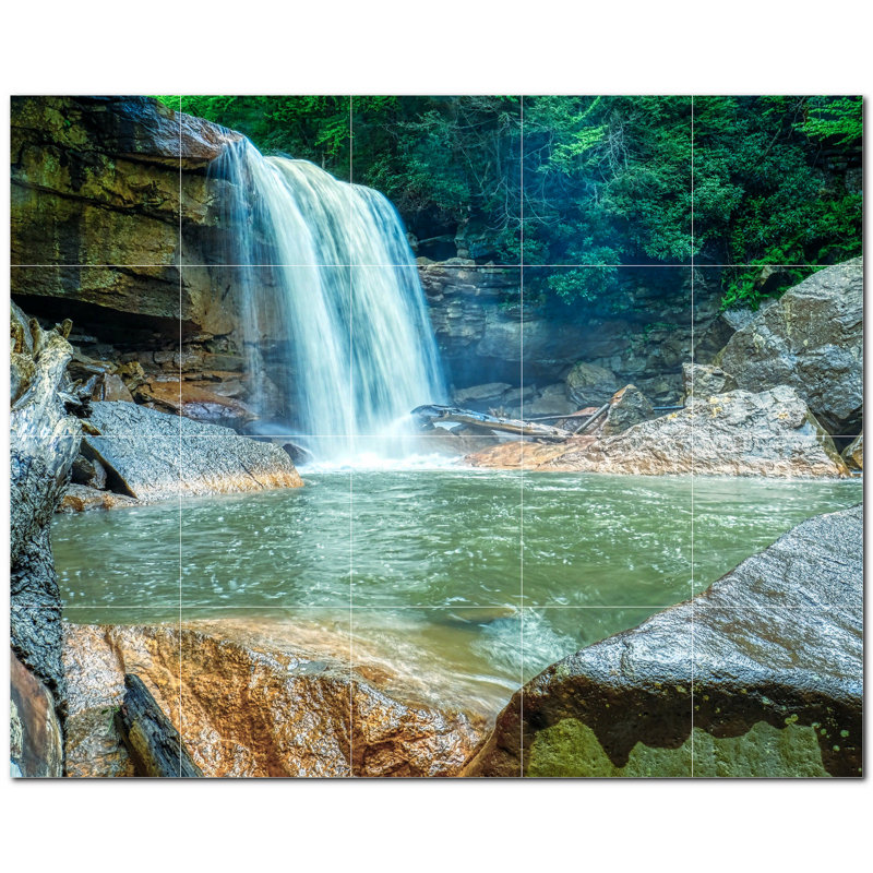 Panneau décoratif en céramique satinée 12 po x 12 po