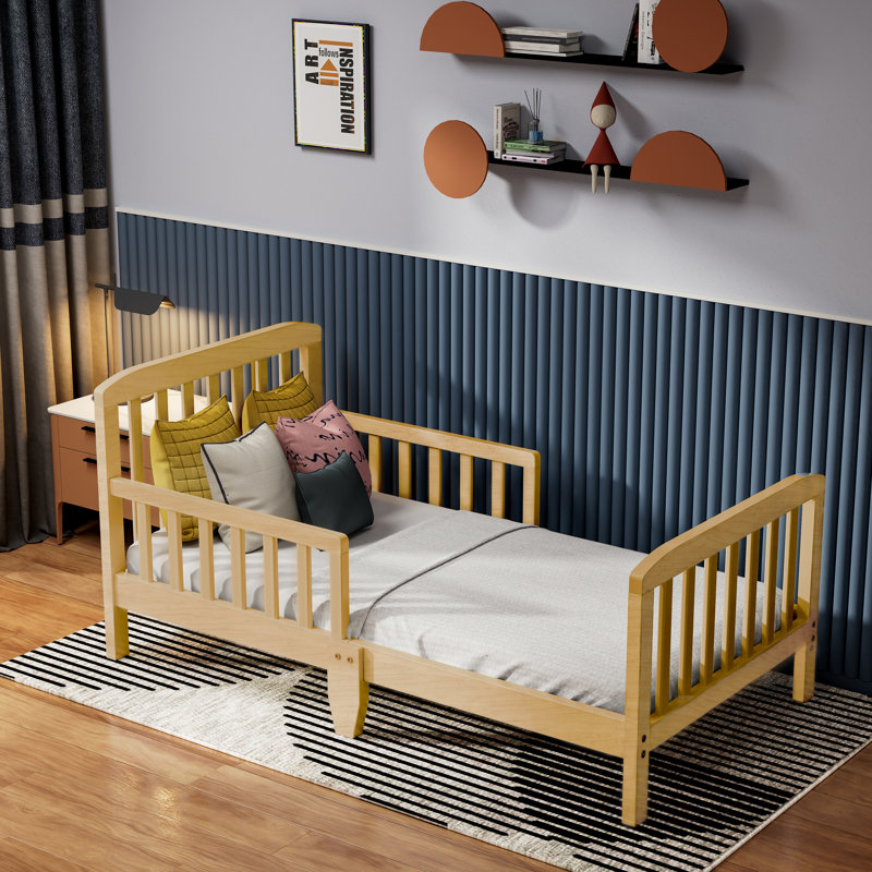 Hinman Toddler Solid Wood Bed by Harriet Bee