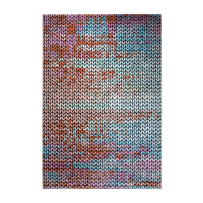 Dizzy Multi-coloured Indoor Rug, Rectangular 160 x 230cm