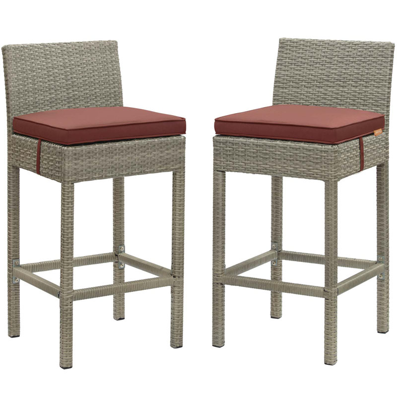Tabouret de bar Conduit, Groseille