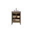 Meuble-lavabo simple 24 po en chêne chocolat-849997507-849997516