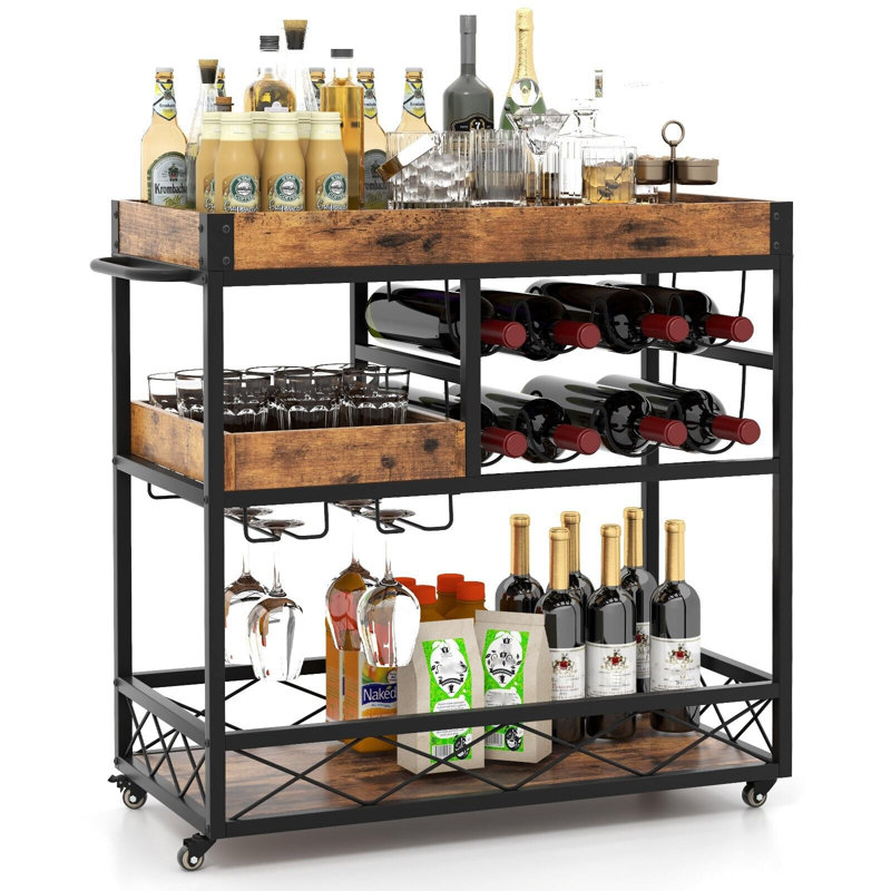 Metal Bar Cart