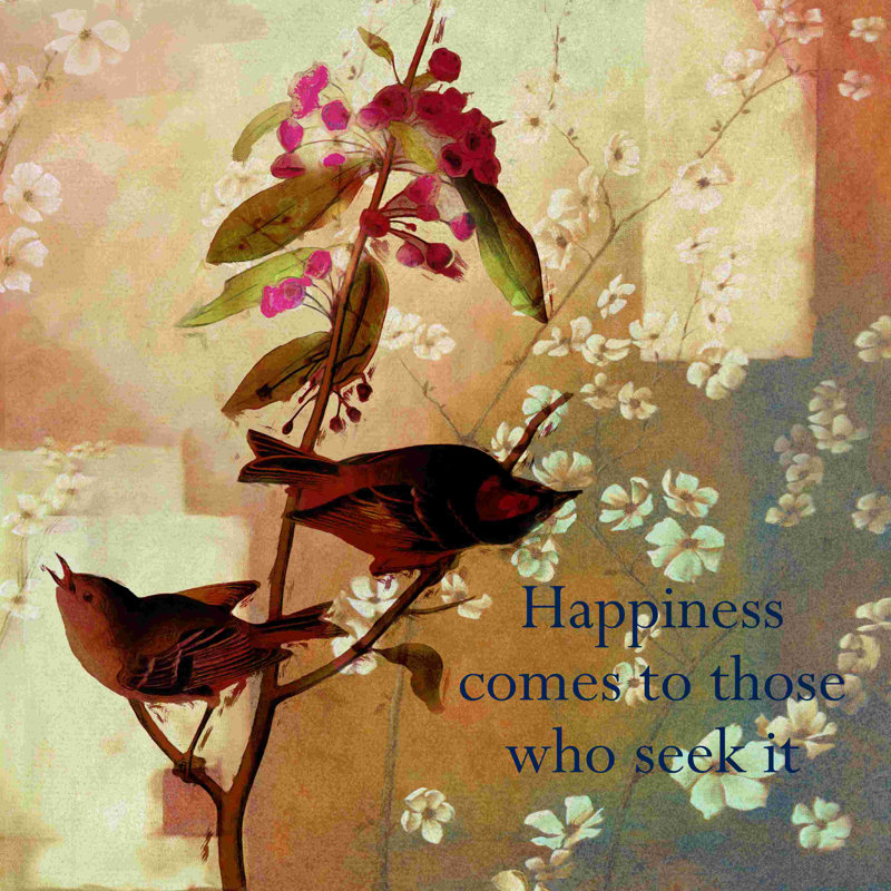 Happiness Comes to Ceux - Reproduction sur toile tendue, H 12 po x l 12 po