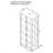 White 5-Shelf Display Led Curio Cabinet