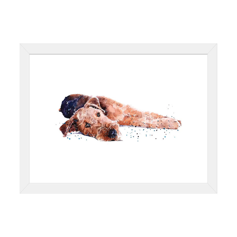 Reproduction d’art, impression, Blanc, H 24 po x l 32 po x P 1 po, Papier encadré blanc