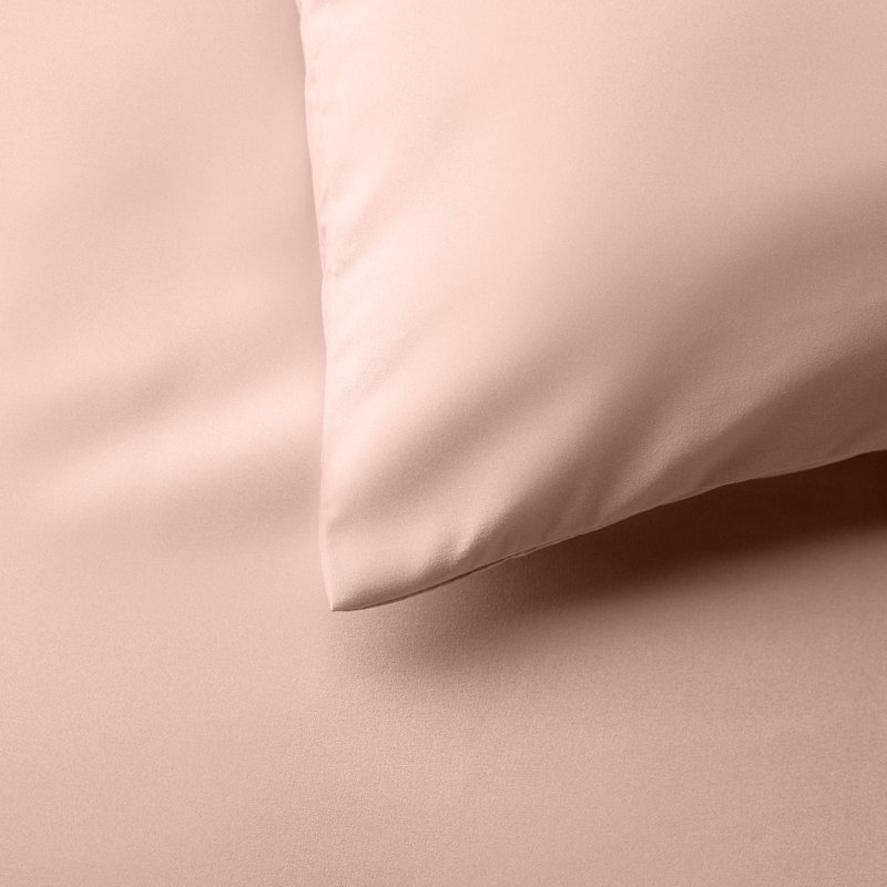 Silentnight Supersoft Duvet Set, Kingsize - 2 Standard Pillowcases, Pink
