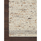 Reyla Abstract Area Rug in Pebble/Stone