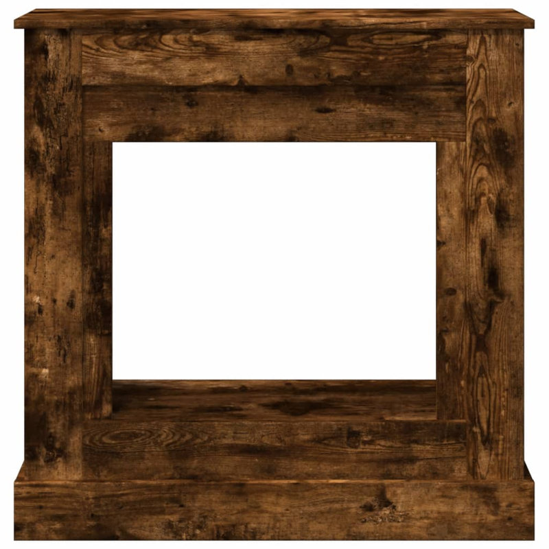 Fireplace Surround 30 Cm Engineered Wood, 90cm H x 90cm W x 30cm D, Smoked Oak