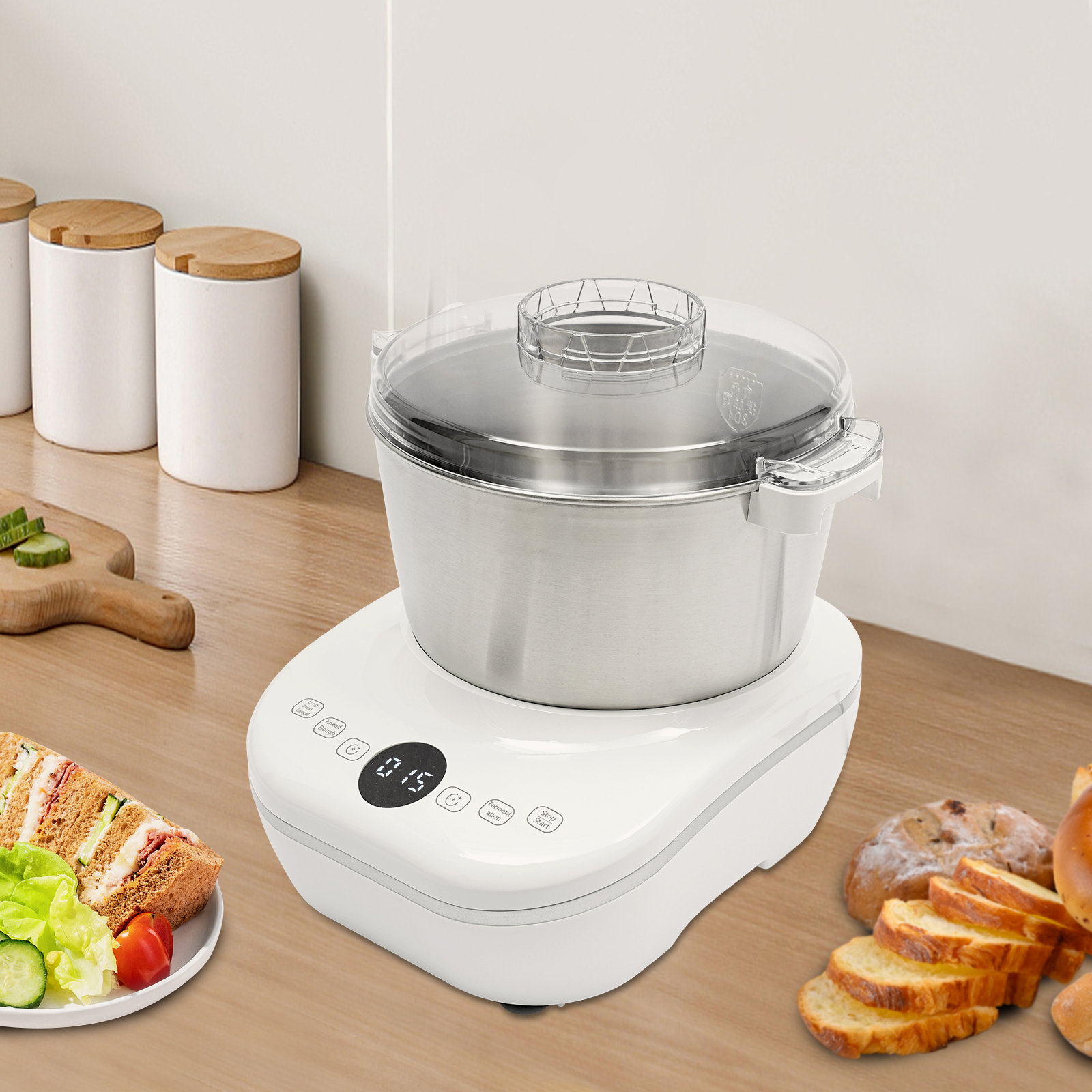 SUNYOU 5L/169.09Oz Electric Dough Maker With Ferment