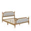Structure de lit de style traditionnel avec tête de lit tapissier capitonnée-1873012124-1873012115