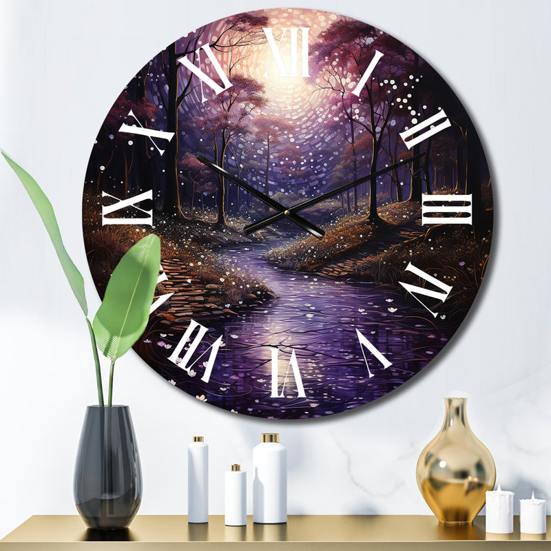 Horloge murale Bethanne, H 23 po x l 23 po