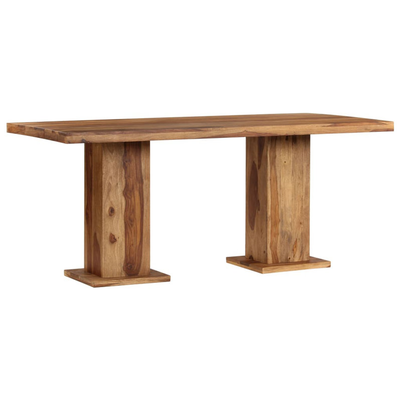 Dillman Solid Wood Dining Table, Dark Brown, H77 x L175 x W90cm