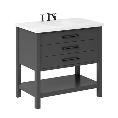 Kiawah Three-Drawer Single Bath Vanity