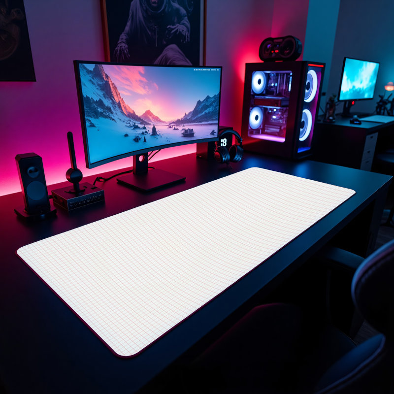 Polyester Desk Pad, 31.5x15.5