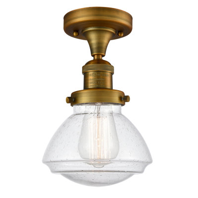 Plafonnier semi-encastré 1 lumière 6,75 po Chesterville