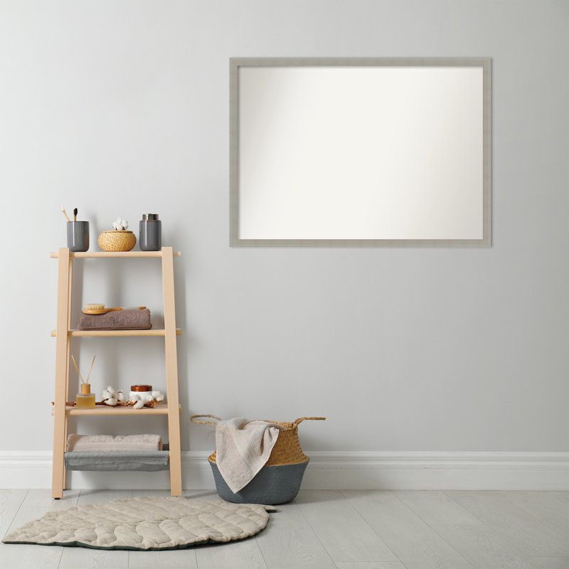 Miroir mural Jisu, gris, Rectangle, 29 po x 40 po