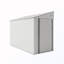 Abri de jardin avec porte simple-134636257