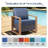 6" Outdoor Cushions For Patio Furniture, 22X24x6 Thick Seat Cushion Set Of 6, Fade Resistant Couch Chair Replacement Cushions High Density Deep Wicker Chair Cushion W/Removable Cover-1207212084