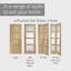 Internal Oak Shaker 4 Panel-45399149