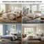Upholstered Drawers Scalloped Bed-209023200