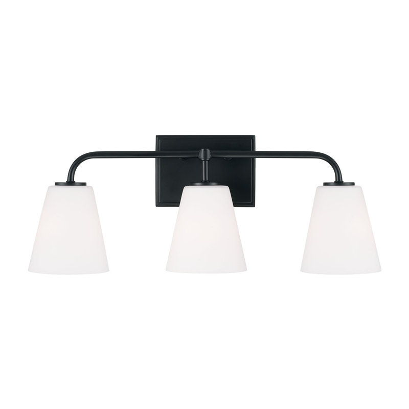 Misty 3 - Light Dimmable Vanity Light, Matte Black